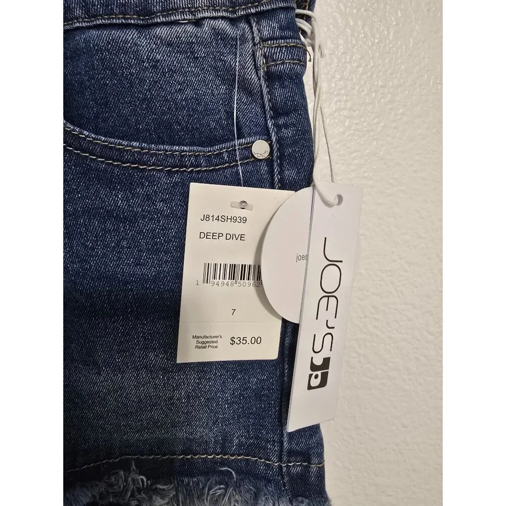 Joe's Girl's Jeans‎ Audrey Double Frey High Rise Jean Shorts Size 7
